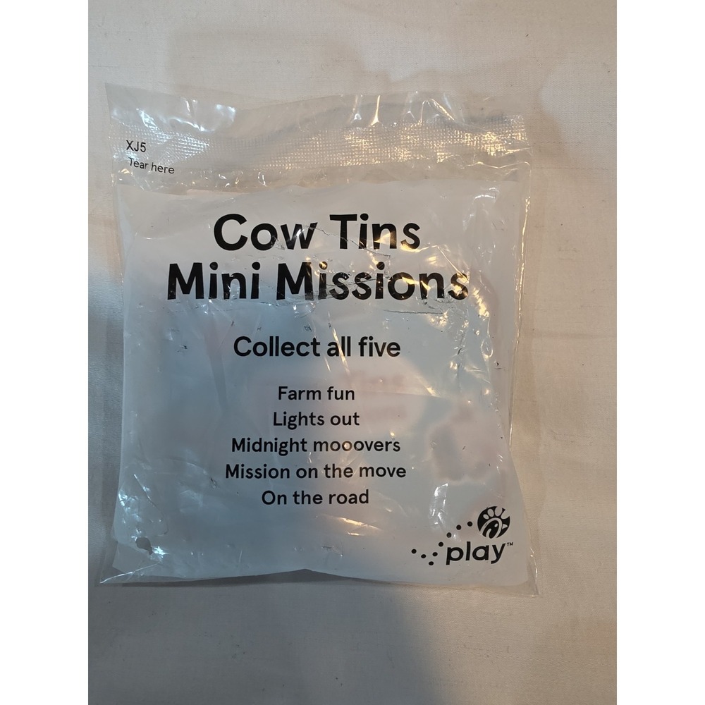 2026 Chick-fil-A Kids Meal "Cow Tins Mini Missions" Code XL5 Yellow Tin New